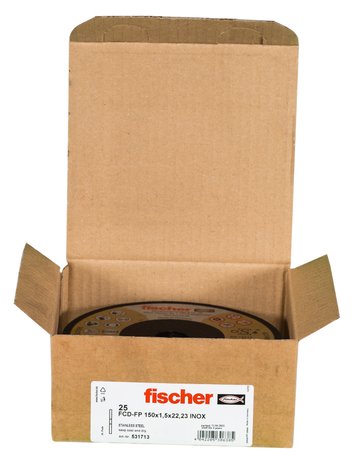 Bild Trennscheibe FP 1,5/150 flach Inox - fischer-2