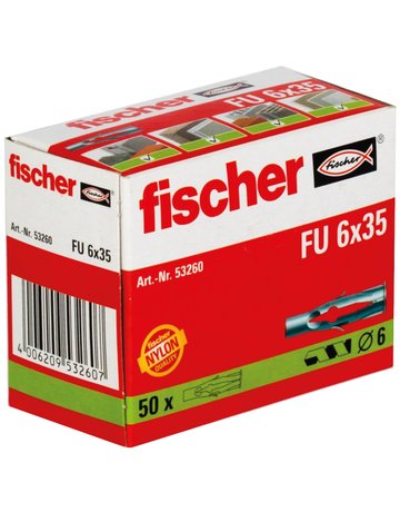 Bild Universaldübel FU 6 x 35 Nylon - fischer-1