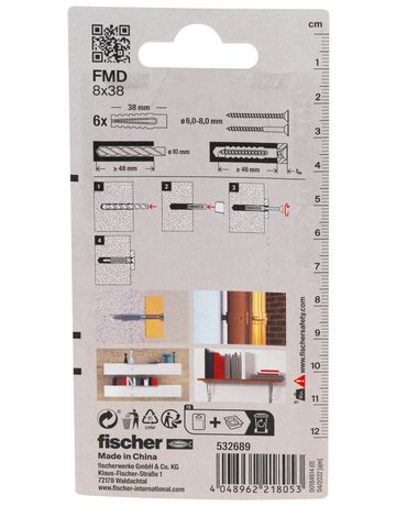 Bild Metallspreizdübel FMD 8x38,VE 6 - fischer-2