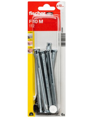 Bild Fensterrahmendübel F10 M 112 10x112,VE 6 - fischer-1