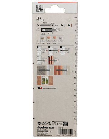 Bild Fensterahmenschraube FFS 7,5x112,TX30,VE 6 - fischer-2