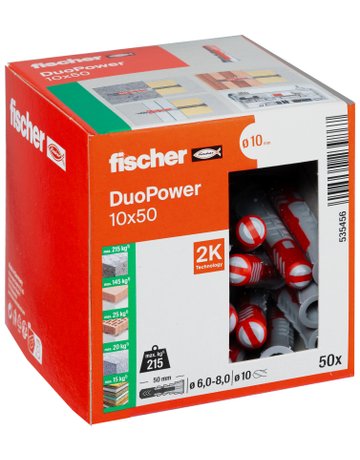 Bild Universaldübel DUOPOWER 10x50 - fischer-1