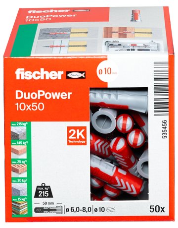 Bild Universaldübel DUOPOWER 10x50 - fischer-2