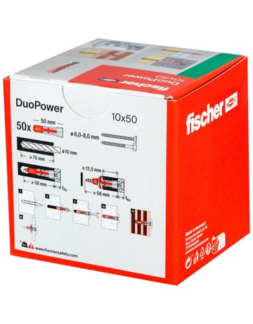 Bild Universaldübel DUOPOWER 10x50 - fischer-3
