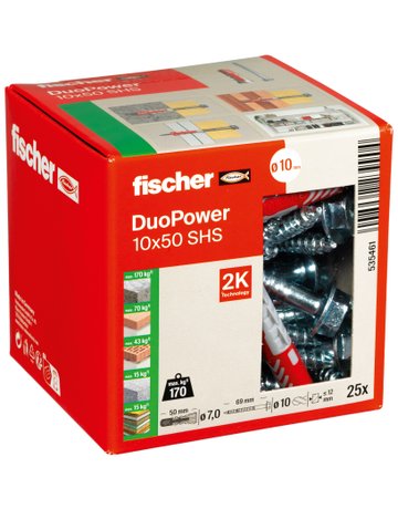 Bild Universaldübel DUOPOWER 10x50 S - fischer-1