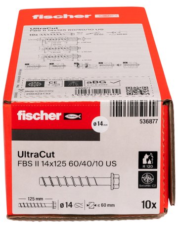 Bild Betonschraube ULTRACUT FBS II 14x125 60/40/10 US - fischer-4