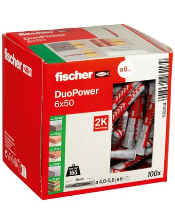 Bild Universaldübel DUOPOWER 6x50 - fischer-1