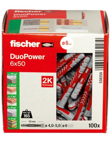 Bild Universaldübel DUOPOWER 6x50 - fischer-2