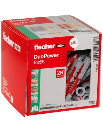 Bild Universaldübel DUOPOWER 8x65 - fischer-1