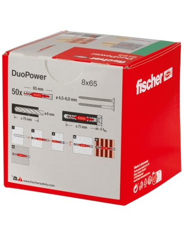 Bild Universaldübel DUOPOWER 8x65 - fischer-3