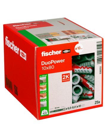 Bild Universaldübel DUOPOWER 10x80 - fischer-1