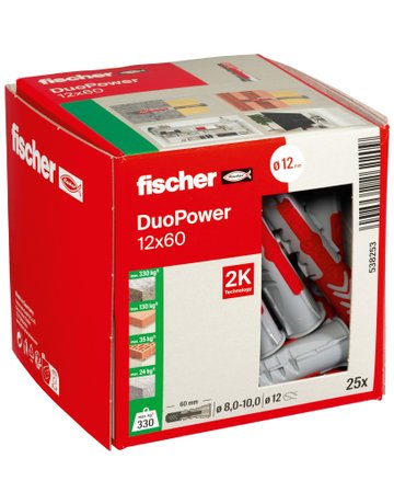 Bild Universaldübel DUOPOWER 12x60 - fischer-1