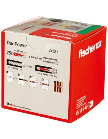 Bild Universaldübel DUOPOWER 12x60 - fischer-3