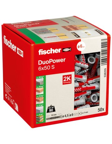 Bild Universaldübel DUOPOWER 6x50 S - fischer-1