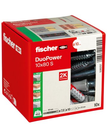 Bild Universaldübel DUOPOWER 10x80 S - fischer-1