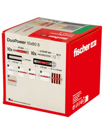 Bild Universaldübel DUOPOWER 10x80 S - fischer-3