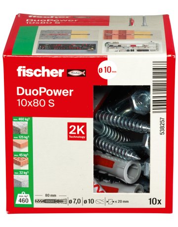 Bild Universaldübel DUOPOWER 10x80 S - fischer-2