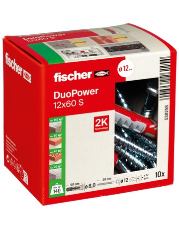 Bild Universaldübel DUOPOWER 12x60 S - fischer-1