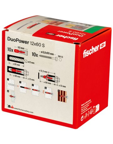 Bild Universaldübel DUOPOWER 12x60 S - fischer-3