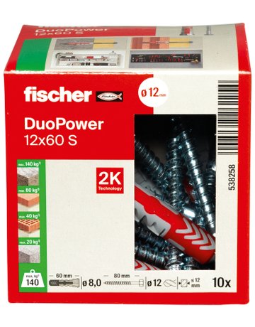 Bild Universaldübel DUOPOWER 12x60 S - fischer-2