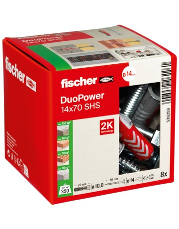 Bild Universaldübel DUOPOWER 14x70 S - fischer-1