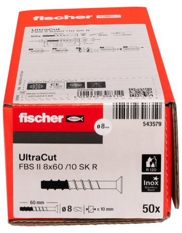 Bild Betonschraube ULTRACUT FBS II 8x60 10/- SK R - fischer-4