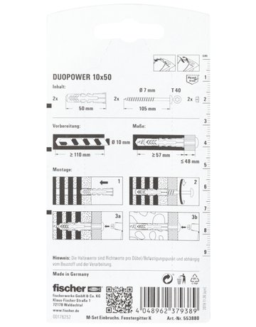 Bild M-SET Einbruchsicherung Fenstergitter K - fischer-3
