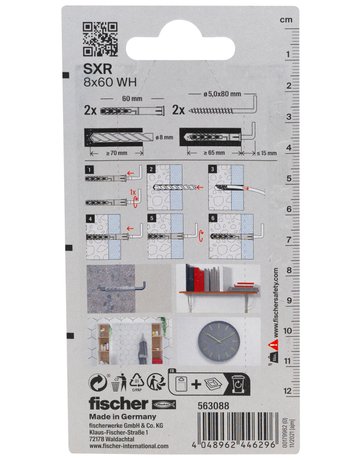 Bild Langschaftdübel SXR 8x60 WH K (2) - fischer-4