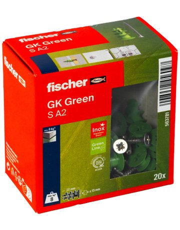 Bild Gipskartondübel GK Green S A2 - fischer-1