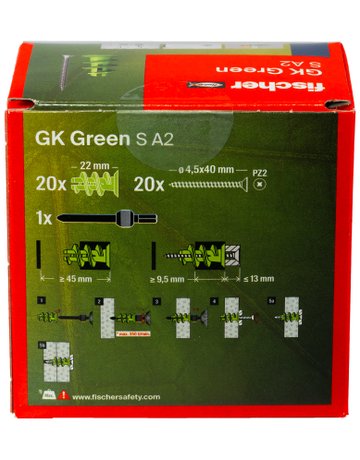 Bild Gipskartondübel GK Green S A2 - fischer-4