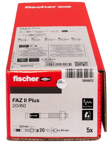 Bild Bolzenanker FAZ II Plus 20/60 verzinkt - fischer-2