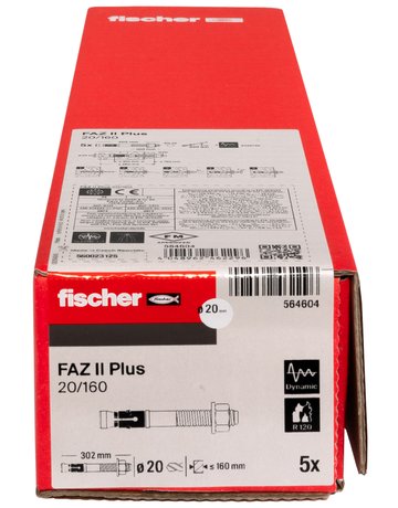 Bild Bolzenanker FAZ II Plus 20/160 verzinkt - fischer-2