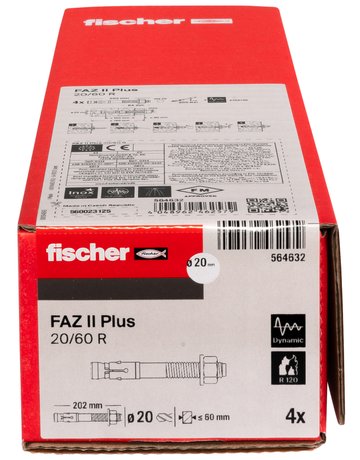 Bild Bolzenanker FAZ II Plus 20/60 R - fischer-2