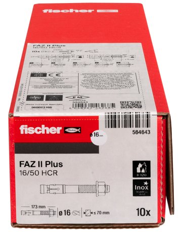 Bild Bolzenanker FAZ II Plus 16/50 HCR - fischer-2