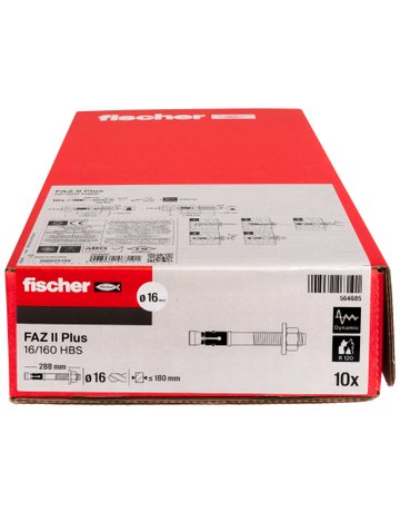 Bild Bolzenanker FAZ II Plus 16/160 HBS - fischer-2
