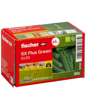 Bild Dübel SX Plus Green 6x30 - fischer-1