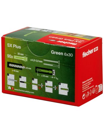 Bild Dübel SX Plus Green 6x30 - fischer-2