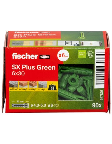 Bild Dübel SX Plus Green 6x30 - fischer-3
