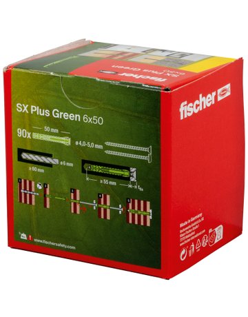Bild Dübel SX Plus Green 6x50 - fischer-2