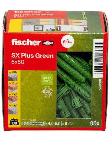 Bild Dübel SX Plus Green 6x50 - fischer-3
