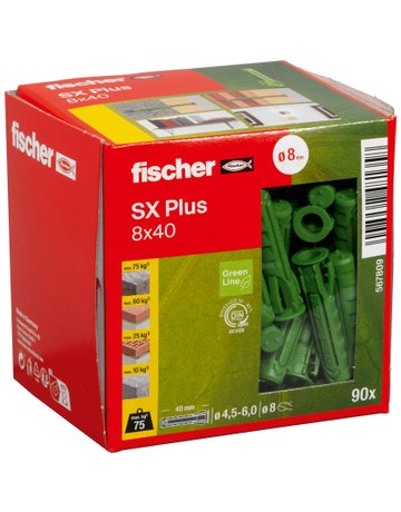 Bild Dübel SX Plus Green 8x40 - fischer-1