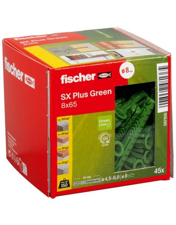 Bild Dübel SX Plus Green 8x65 - fischer-1