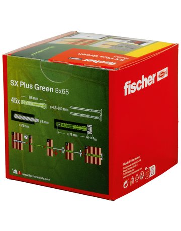 Bild Dübel SX Plus Green 8x65 - fischer-2