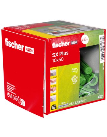 Bild Dübel SX Plus Green 10x50 - fischer-1
