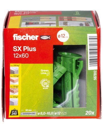 Bild Dübel SX Plus Green 12x60 - fischer-1