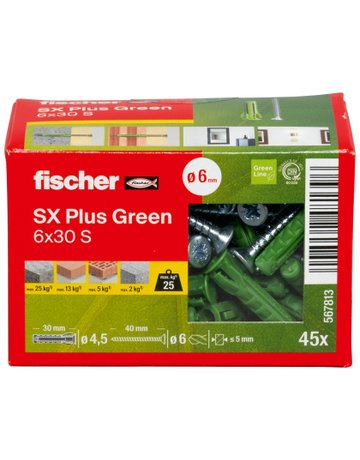 Bild Dübel SX Plus Green 6x30 S - fischer-2