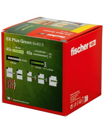 Bild Dübel SX Plus Green 8x40 S - fischer-2