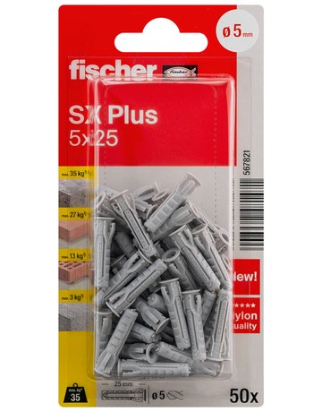 Bild Dübel SX Plus 5x25 K (50) - fischer-2