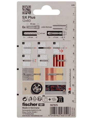 Bild Dübel SX Plus 12x60 K (6) - fischer-1