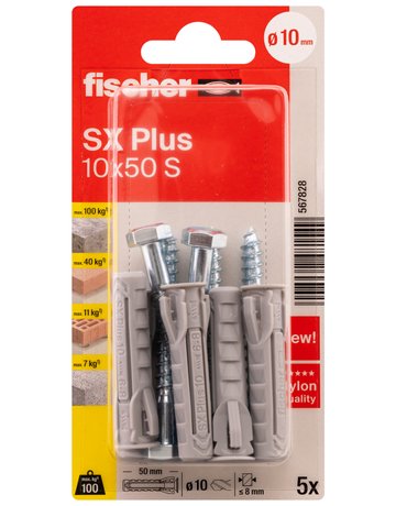 Bild Dübel SX Plus 10x50 S K (5) - fischer-1